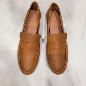 Madewell Tan Leather Loafers